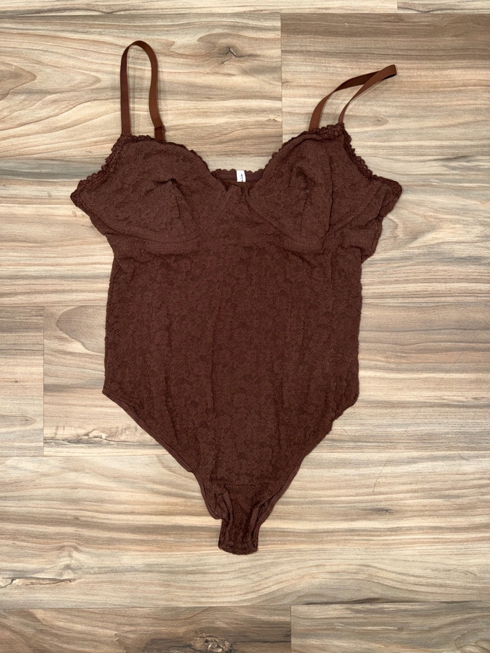 aerie Brown Lace Bodysuit